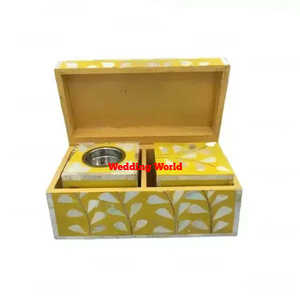 Luxury <b>Mother</b> of Pearl Mubkhar Superior Quality Handmade Designer Luxury New Wholesale Wooden Bakhoor - Product Image 1