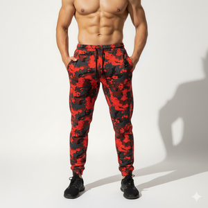 Custom Straight Pants Men Joggers Soft <b>Warm</b> Fabric Elastic Waist Comfortable Fit Ideal For Workout Sports and Casual - Product Image 4