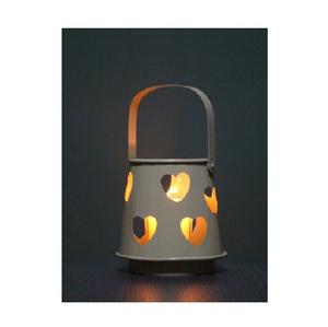 Bougeoir décoratif en fer de style bovin de couleur noire avec verre votif fait à la main pour décoration de table et de maison - Product Image 3