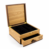 Boîte cadeau en bois MDF artisanale en gros OEM/ODM, boîte cadeau de luxe artisanale avec design et logo personnalisés