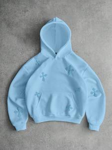 Sweat-shirt oversize décontracté pour homme, streetwear, vêtements de sport, sweat-shirt épais, mode urbaine hiver - Product Image 4