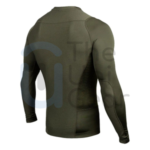 New Arrival Men's Rash Guard <b>Compression</b> Gym <b>Shirt</b> Fitness Sportswear with <b>Custom</b> <b>Design</b> Logo Breathable & Quick Dry - Product Image 2
