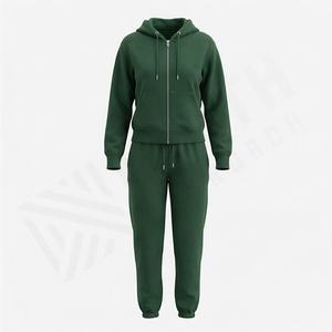 Conjunto Deportivo de Dos Piezas con Capucha, Estilo Vintage, Personalizado, para Mujer, Invierno 2025, Calidad Premium, 100% Algodón, para Correr, Atletismo y Fitness - Product Image 1