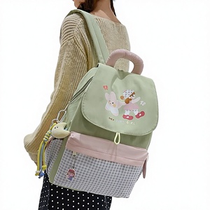 Nueva mochila a cuadros de estilo japonés para niñas, mochila escolar ligera para estudiantes de secundaria, color caramelo, fresco - Product Image 1