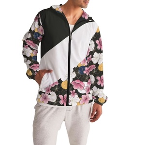 Vente en gros de vestes coupe-vent imperméables logo personnalisé coupe-vent pour hommes veste légère en nylon pour extérieur sublimation pour hommes - Product Image 5