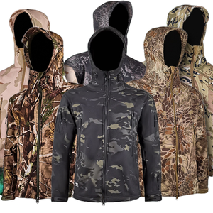 Chaqueta de Forro Polar Sherpa Personalizada para Hombre, Cortavientos, Transpirable, Cálida, con Capucha Holgada, Bolsillos con Cremallera, Diseño Sólido, para Caza, 100% Forro Polar Sherpa - Product Image 6