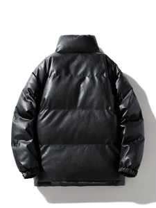 Veste à bulles d'hiver de qualité supérieure pour hommes vestes en duvet à bulles chaudes d'extérieur légères et régulières pour hommes - Product Image 5