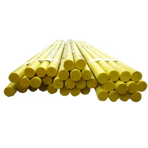 Fábrica Fornecedor TruFab FRP Fiberglass Solid Rod 38.1mm Diâmetro Vantagem com Peso Leve e Alta Resistente à Corrosão