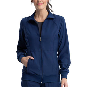 Veste de gommage durable pour femmes avec options de personnalisation veste uniforme confortable pour le travail quotidien, les soins de santé et les soins infirmiers - Product Image 1