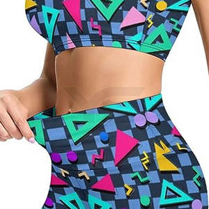 High Waist Compression Yoga Shorts and Bra <b>Set</b> <b>for</b> <b>Women</b> Lightweight Scrunch Plus Size High Quality Breathable <b>for</b> Adults - Product Image 5