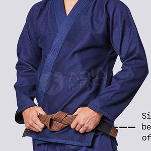 ชุด Jitsu GI โพลีเอสเตอร์ทนทานออกแบบโลโก้ได้ตามต้องการศิลปะการต่อสู้แบบมืออาชีพ - Product Image 3