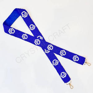 Gators Seed Bead Bag Straps Accesorios de moda con forma personalizada y correa de monedero con cuentas de diseño - Product Image 6