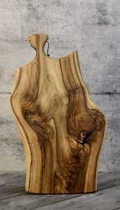 Juego de tabla de cortar de madera sólida de alta calidad para uso en la cocina, tablas de cortar de bambú con ranura para jugo y mango sólido - Product Image 2