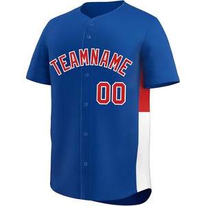 Jersey de béisbol cosido, uniforme de softball con botones personalizado, bordado, nombre, número, equipo, ajuste, malla, transpirable, tela de secado rápido - Product Image 3