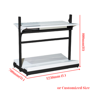 Estante de exhibición de TV de metal resistente de doble cara ADONG A12 | Estantería de supermercado | Precio de fábrica OEM/ODM disponible - Product Image 2