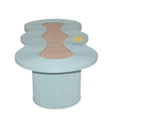 Longueur de table d'enfant colorée mignonne vintage à l'intérieur et à l'extérieur de la fête, table d'enfant pour la fête en plein air - Product Image 3