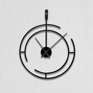 Horloge murale moderne en quartz et métal de qualité supérieure, alimentée par USB, décoration écologique pour la maison, le bureau, le salon, élégante et fonctionnelle - Product Image 6