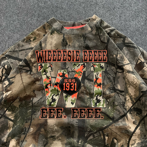 Nouveau sweat-shirt Streetwear à la mode pour hommes, lavage à l'acide, impression personnalisée, pull-over lourd de qualité supérieure, sweat-shirt avec impression bouffante personnalisée - Product Image 2