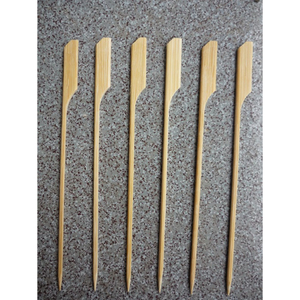 ไม้เสียบย่างเทปโปจากไม้ไผ่ธรรมชาติ - ไม้เสียบย่างแบบพายสำหรับบาร์บีคิว เนื้อสัตว์ และอุปกรณ์ย่างกลางแจ้ง ขายส่ง - Product Image 5