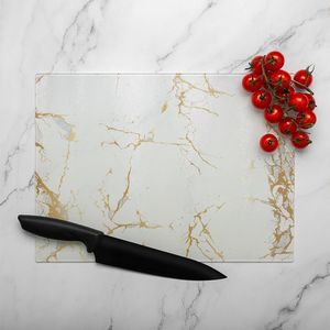 Planche à découper en marbre multi-usages pour la cuisine professionnelle, surface fonctionnelle élégante pour la préparation des repas - Product Image 4