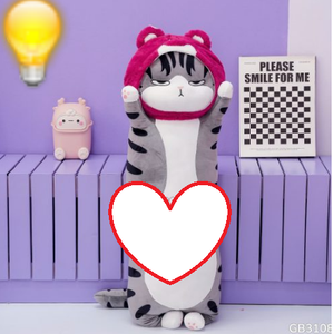 Cosplay oso abrazo gato Losto almohada novedad regalos para amantes de los gatos - Product Image 1