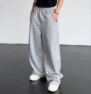 Pantalon de jogging cargo 100% coton à jambe droite pour homme, confortable, respirant, imperméable, décontracté, coupe ample, plat - Product Image 2