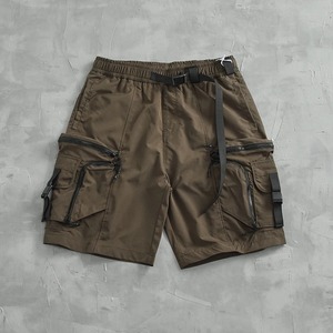 Pantalones cortos cargo vintage con múltiples bolsillos para exteriores de montaña, marca de moda japonesa para hombres, pierna recta suelta, informal, cinco cuartos - Product Image 5