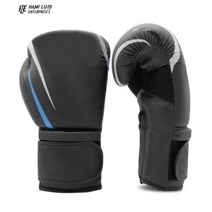 Toptan Premium hakiki deri Muay Thai kickboks mücadele 14OZ özel Logo yetişkinler boks eldiveni - Product Image 3