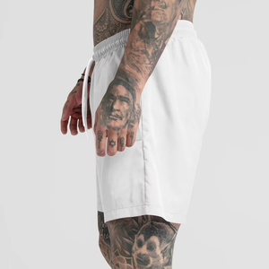 Short de course à fermeture élastique disponible en service OEM avec méthode de tissage tricoté en tissu de toile à motif solide - Product Image 1