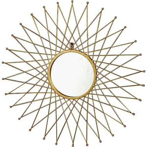 Miroir mural rond au design unique, art mural, miroir mural en métal de haute qualité, décor de salon au prix de grossiste - Product Image 3