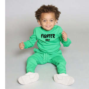 Ensemble de vêtements de sport pour hommes en tissu extensible et respirant en molleton doux et éponge pour enfants, y compris évacuation de l'humidité - Product Image 3
