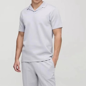 Conjunto de 2 piezas de talla grande transpirable para hombre, conjunto de Polo y pantalones cortos de Fitness, hecho en Pakistán, bajo MOQ, conjuntos cortos de verano para hombre - Product Image 3