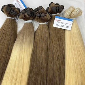 Extensions de cheveux en trame de haute qualité, vente en gros de cheveux humains vierges vietnamiens bruts, faisceaux de cheveux doublement étirés - Product Image 2