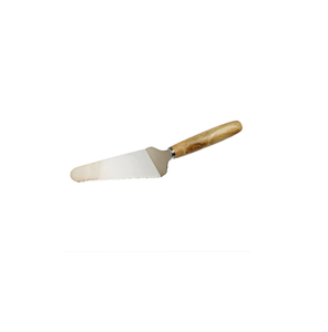 Servidor de pastel de acero y mango de madera para uso hecho a mano al mejor precio artesanía natural gran oferta - Product Image 6