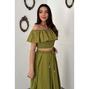 Ensemble Blouse et Jupe Gipeli Vert Pistache - Vert Pistache - Product Image 2
