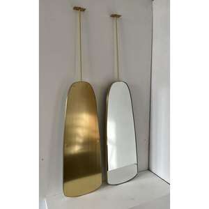 Cadre de miroir en laiton de qualité supérieure avec finition antique pour un design intérieur classique forme et taille personnalisées polies dorées - Product Image 1