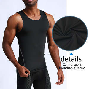 Mens Workout Gym Crop Stringer Sin mangas Muscle Fit Tank Top Culturismo Entrenamiento Fitness Ropa atlética - Product Image 3