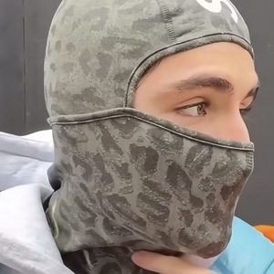 Masque Balaclava Camouflage Personnalisé Imprimé par Transfert Thermique, Couvre-Visage Complet, Motif Graphique Respirant, Streetwear, Bonnet de Ski à 2 Trous - Product Image 2