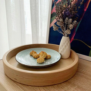 Bandeja de madera hecha a mano para un hogar elegante y uso diario por Crescent Crafts - Product Image 3