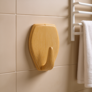 วีแอล ตะขอแขวนเสื้อคลุมลายไม้ SIGMA ดีไซน์ไม้สุดหรูสำหรับห้องน้ำหรือห้องนอน - Product Image 3