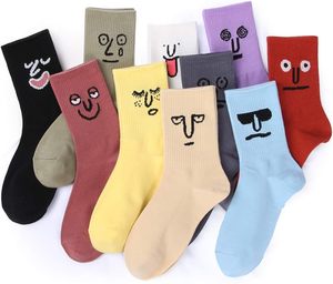 Vaslcare Paquete de 10 Calcetines Divertidos con Diseños de Emociones, Algodón Suave, 10 Diseños Divertidos Diferentes, Función de Compresión para Invierno - Product Image 5