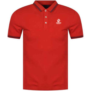 Chemises d'été décontractées à manches courtes en tricot Uniformes de polo T-shirts polo personnalisés avec impression de logo brodé pour hommes - Product Image 4
