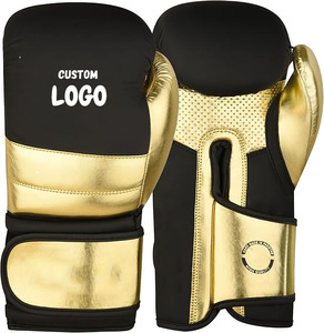 Guantes de Boxeo Sanda Profesionales de Alta Calidad, de Cuero Ligero y Transpirable, Coloridos, para Sparring, Combate y Entrenamiento - Product Image 1