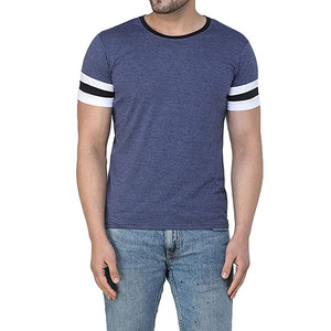Bırak omuz Hip hop boy rahat erkekler t-shirt streetwear boş beyaz özel logo puf baskı t shirt genç erkekler için