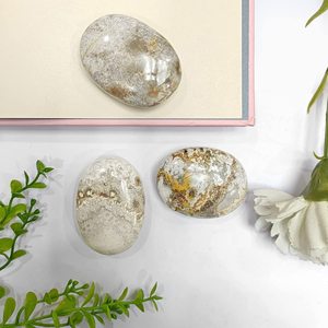 Wholesale Crazy Lace Agate Palm Stone - Pocket Worry Stone for Stress Relief & Relaxation - Product Image 5