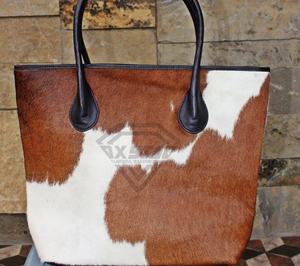 High Quality Customized Comfortable Cowhide Crossbody Purse Handbag Western <b>Bag</b> Brown <b>White</b> Cow Hide Western Tooled Leather - Product Image 2