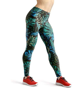 Leggings de Yoga de Punto de Cintura Media para Mujer, de Alta Calidad, Antibacterianos, Transpirables, Ropa de Gimnasio, Diseño de Impresión Personalizada, Talla Grande, Gran Venta 2025 - Product Image 2