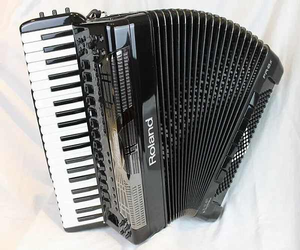 Authentique 100% en vente pour Roland V-Accordion FR-8X Noir Accordion électronique authentique disponible - Product Image 1
