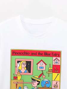 2025 Pakistan usine directe vente en ligne respirant femmes haut court chemises broderie conçu à la mode femmes t-shirts - Product Image 4