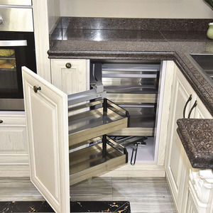 ตู้ครัวไม้จริงคุณภาพดีสไตล์ยุโรปสุดหรูแบบอเมริกัน - Product Image 4